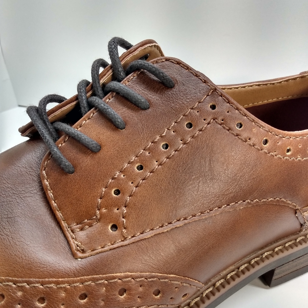 Brown Dress Shoe Wingtip Oxford - NWT - Mult sizes - Picture 4 of 6